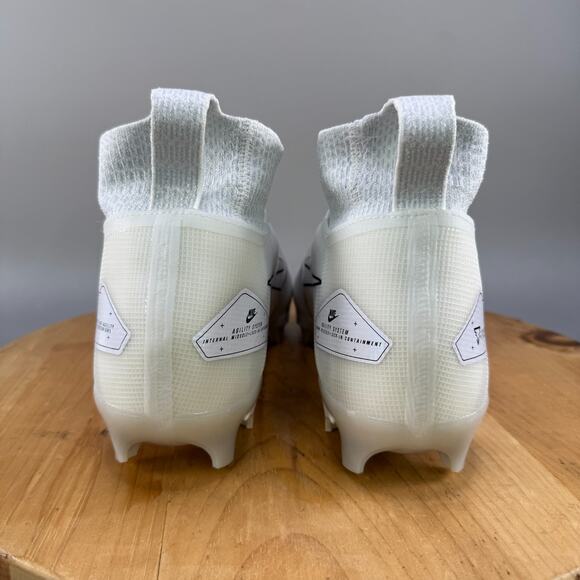 Nike Alpha Menace Elite 3 Mens Size 13.5 Football Cleats White CT6648-109 NEW - Picture 4 of 9